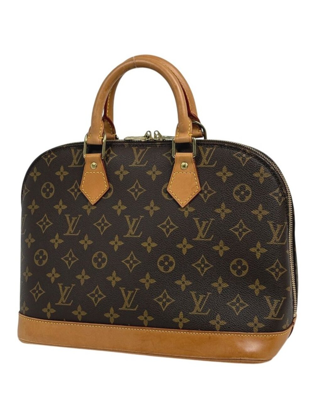 Louis Vuitton Alma Monogram Brown Handbag